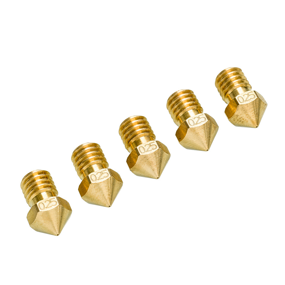 0.25mm nozzles (set of 5) for Ultimaker 2+